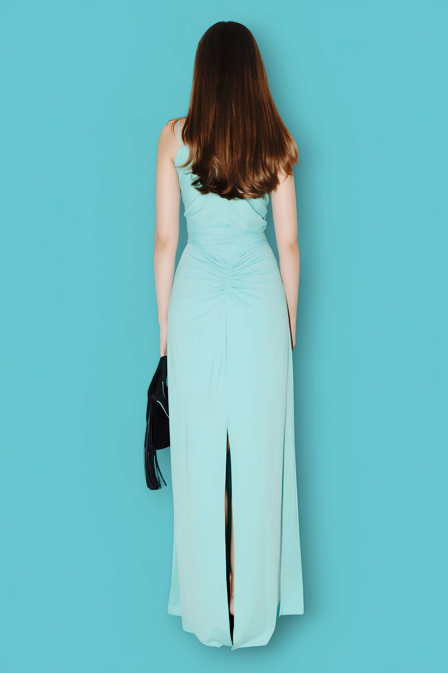 WRAP DRESS TURQUOISE